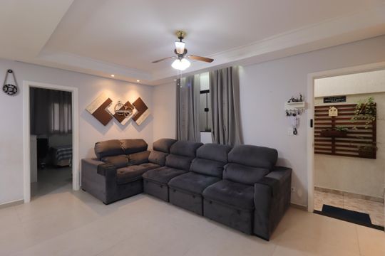 Sala de casa para alugar com 2 quartos, 80m² em Centreville, Santo André