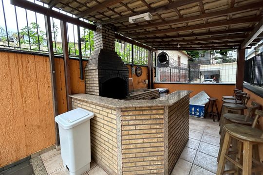 Área comum - Churrasqueira de apartamento para alugar com 2 quartos, 59m² em Todos Os Santos, Rio de Janeiro