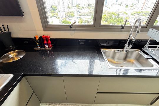 Cozinha de apartamento à venda com 4 quartos, 252m² em Campestre, Santo André