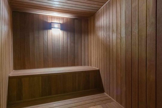 Saúna de apartamento à venda com 4 quartos, 252m² em Campestre, Santo André