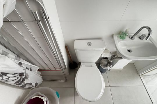 Área de Serviço - Banheiro de apartamento à venda com 4 quartos, 252m² em Campestre, Santo André