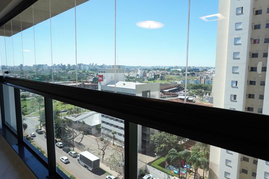 Sala de apartamento para alugar com 3 quartos, 107m² em Parque Faber Castel I, São Carlos