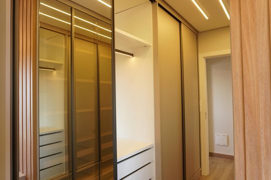 Quarto Suíte 1 de apartamento para alugar com 3 quartos, 107m² em Parque Faber Castel I, São Carlos