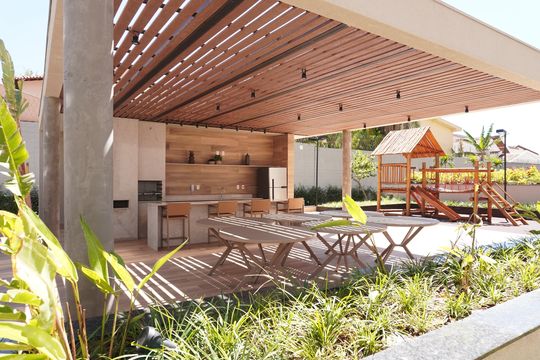 Área comum de apartamento para alugar com 3 quartos, 107m² em Parque Faber Castel I, São Carlos