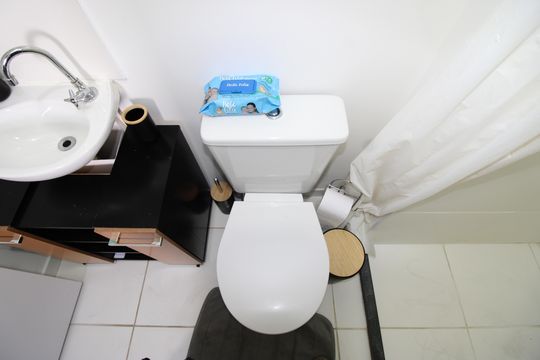 Banheiro de apartamento para alugar com 1 quarto, 24m² em Itaquera, São Paulo