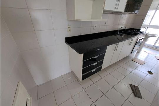 Cozinha de apartamento à venda com 3 quartos, 96m² em Barra Olímpica, Rio de Janeiro