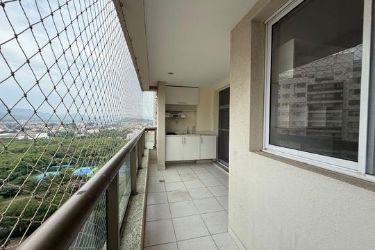 Varanda de apartamento à venda com 3 quartos, 96m² em Barra Olímpica, Rio de Janeiro