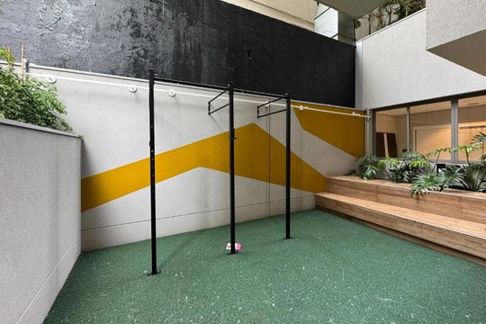 Área comum de kitnet/studio para alugar com 0 quarto, 27m² em Vila Mariana, São Paulo