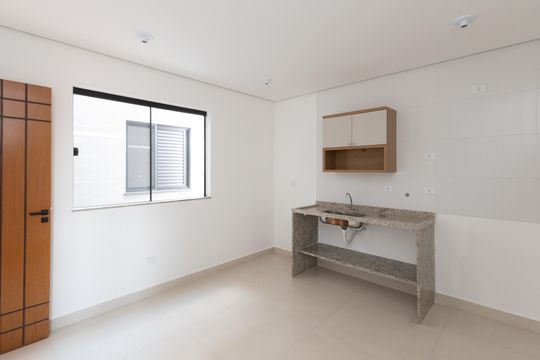 Sala / Cozinha  de apartamento para alugar com 1 quarto, 30m² em Vila Germinal, São Paulo