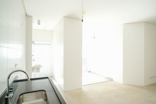 Cozinha de apartamento à venda com 2 quartos, 67m² em Barcelona, São Caetano do Sul