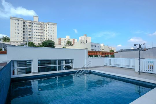Piscina de apartamento à venda com 2 quartos, 67m² em Barcelona, São Caetano do Sul