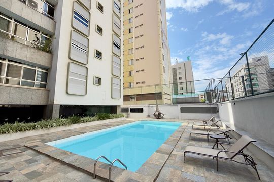 Área comum de apartamento à venda com 4 quartos, 140m² em Funcionários, Belo Horizonte
