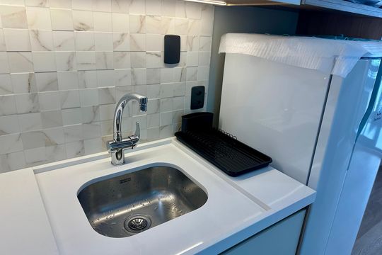 Cozinha de kitnet/studio à venda com 1 quarto, 26m² em Jardim das Acacias, São Paulo