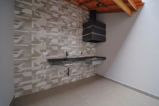 Área de Serviço/Área gourmet de casa à venda com 3 quartos, 145m² em Vila Santana, São Paulo