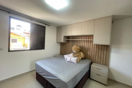 Quarto 3 Suíte de casa para alugar com 3 quartos, 160m² em Vila Valenca, São Vicente