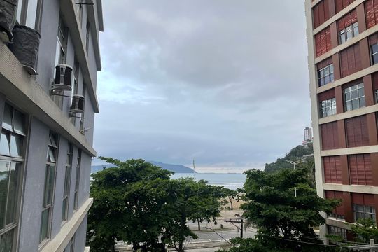 Vista da Sacada de apartamento para alugar com 2 quartos, 100m² em Itararé, São Vicente