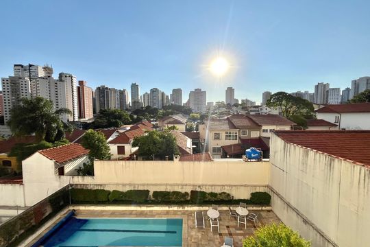 Vista da Suíte de apartamento para alugar com 2 quartos, 60m² em Chácara Inglesa, São Paulo