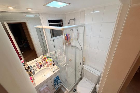 Banheiro de apartamento à venda com 3 quartos, 107m² em Cidade São Francisco, São Paulo