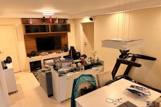 Sala de apartamento à venda com 3 quartos, 107m² em Cidade São Francisco, São Paulo