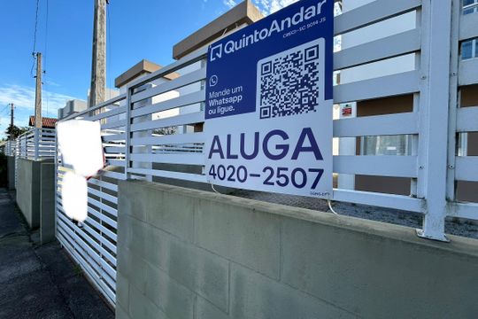 Placa de casa para alugar com 3 quartos, 125m² em Campeche Central, Florianópolis