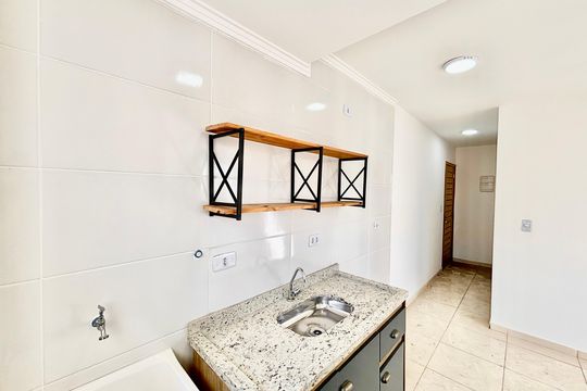 Cozinha de apartamento para alugar com 2 quartos, 37m² em Cidade Antônio Estêvão de Carvalho, São Paulo