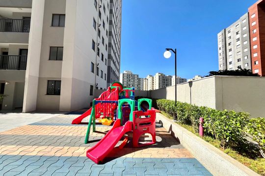 Área comum - Playground de apartamento para alugar com 1 quarto, 35m² em Vila Mira, São Paulo