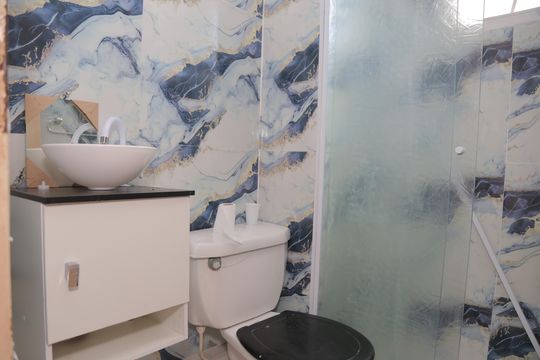 Banheiro de apartamento para alugar com 2 quartos, 40m² em Vila Brasil, São Paulo
