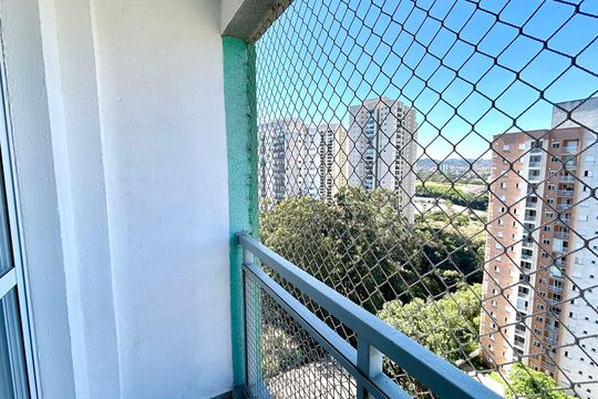 Varanda da Sala de apartamento à venda com 2 quartos, 49m² em Jardim Flor da Montanha, Guarulhos