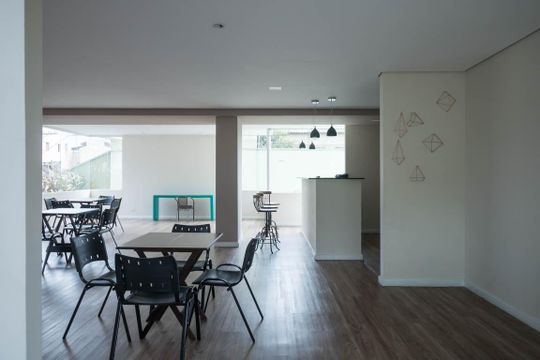 Salão de Festas de apartamento à venda com 2 quartos, 56m² em Vila Alto de Santo Andre, Santo André