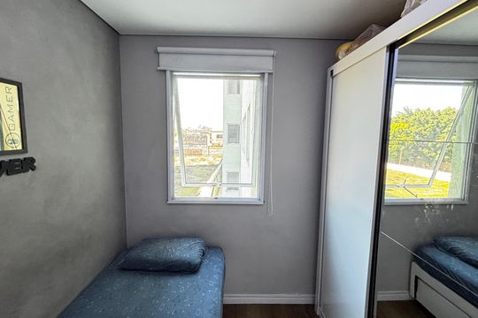 Quarto 2 de apartamento à venda com 2 quartos, 56m² em Vila Alto de Santo Andre, Santo André