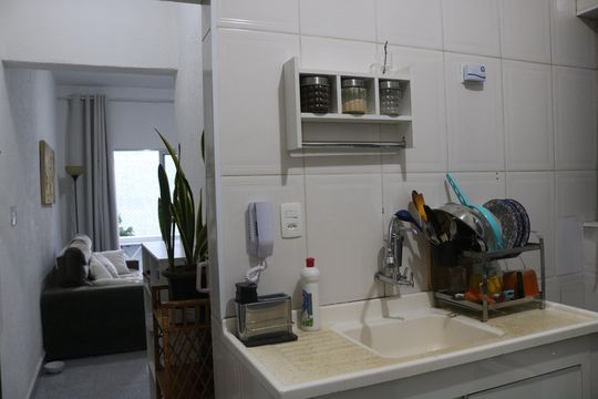 Cozinha de apartamento para alugar com 2 quartos, 78m² em Bom Retiro, São Paulo