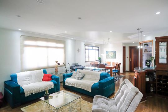 Sala de apartamento à venda com 3 quartos, 140m² em Santa Paula, São Caetano do Sul