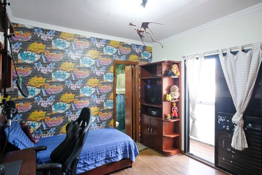 Suíte 3 de apartamento à venda com 3 quartos, 140m² em Santa Paula, São Caetano do Sul