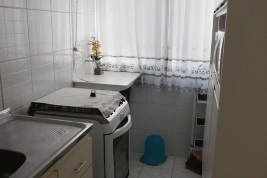 Cozinha de apartamento para alugar com 2 quartos, 42m² em Pedreira, São Paulo