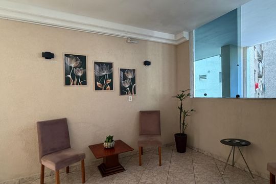 Área comum de apartamento para alugar com 2 quartos, 66m² em José Menino, Santos