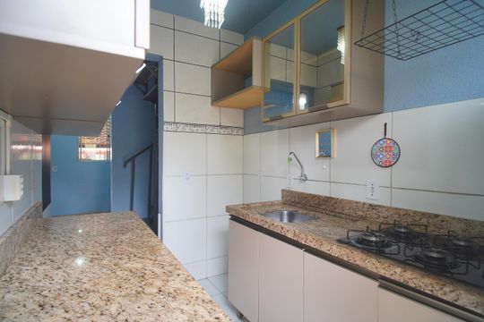 Cozinha de apartamento para alugar com 2 quartos, 62m² em São Borja, São Leopoldo