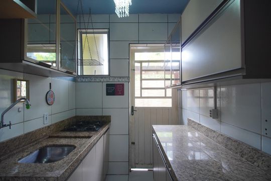 Cozinha de apartamento para alugar com 2 quartos, 62m² em São Borja, São Leopoldo
