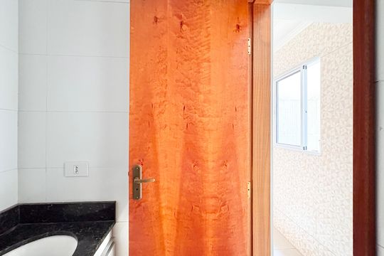 Banheiro de casa de condomínio para alugar com 2 quartos, 54m² em Freguesia do Ó, São Paulo