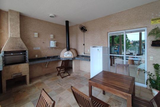 Área comum - Churrasqueira de apartamento para alugar com 2 quartos, 44m² em Jardim Samambaia, Campinas