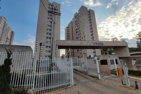 Fachada do Condomínio de apartamento para alugar com 2 quartos, 44m² em Jardim Samambaia, Campinas