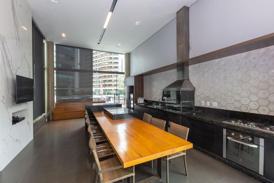 Área comum - Área Gourmet de apartamento à venda com 4 quartos, 303m² em Vila da Serra, Nova Lima
