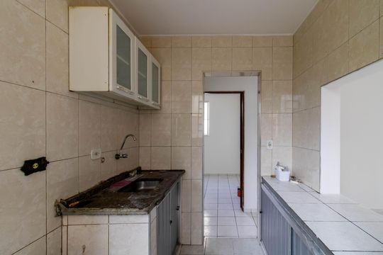Cozinha de apartamento à venda com 2 quartos, 48m² em Jardim Tranquilidade, Guarulhos