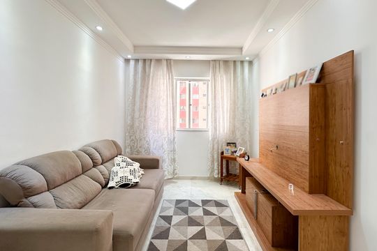 Sala de apartamento para alugar com 2 quartos, 65m² em Rudge Ramos, São Bernardo do Campo