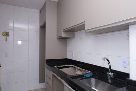 Cozinha de apartamento à venda com 2 quartos, 42m² em Colônia (zona Leste), São Paulo