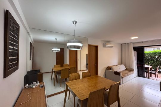 Sala de apartamento à venda com 1 quarto, 70m² em Recreio dos Bandeirantes, Rio de Janeiro