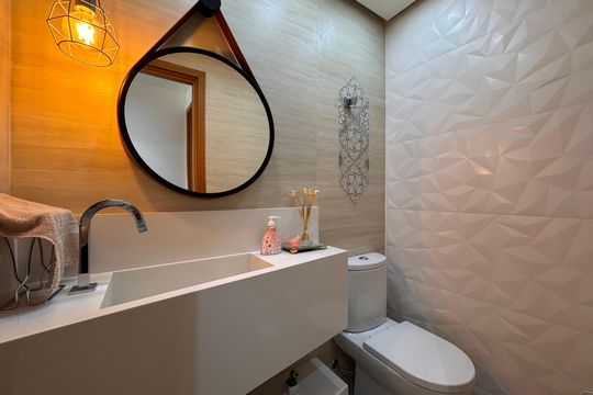 Lavabo de apartamento à venda com 3 quartos, 172m² em Recreio dos Bandeirantes, Rio de Janeiro