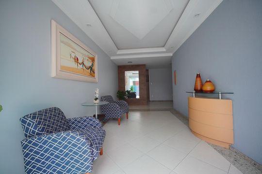 Hall de Entrada  de apartamento para alugar com 1 quarto, 43m² em Coqueiros, Florianópolis