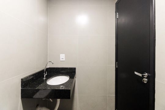 Banheiro  de kitnet/studio à venda com 1 quarto, 16m² em Tatuapé, São Paulo