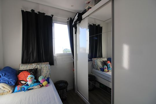 quarto 1 de apartamento para alugar com 2 quartos, 37m² em Vila Pierina, São Paulo