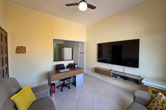 Sala de casa para alugar com 2 quartos, 120m² em Vila Tupi, Praia Grande